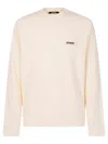 Jacquemus Long-sleeved T-shirt In Nude