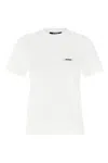 Jacquemus Le T-shirt Gros-grain Mc T-shirt In White