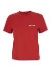 Jacquemus Short Sleeve Cotton T-shirt In Red