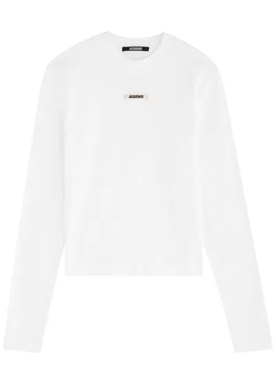 JACQUEMUS JACQUEMUS LE T-SHIRT GROS GRAIN STRETCH-COTTON TOP