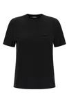 Jacquemus Womens Black Le T-shirt Grosgrain-logo Cotton-jersey T-shirt In Black