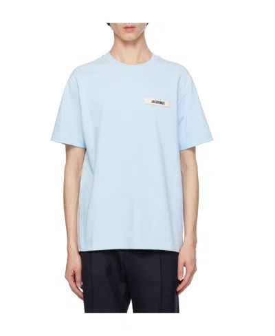 Jacquemus Le T-shirt Gros Grain T-shirt In Blue