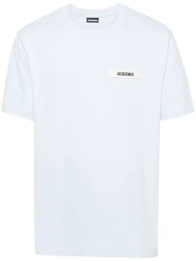 Jacquemus Le T-shirt Gros Grain T-shirt In Blue