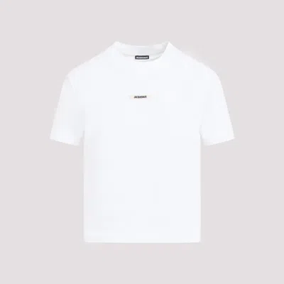 Jacquemus Le T-shirt Gros Grain In White