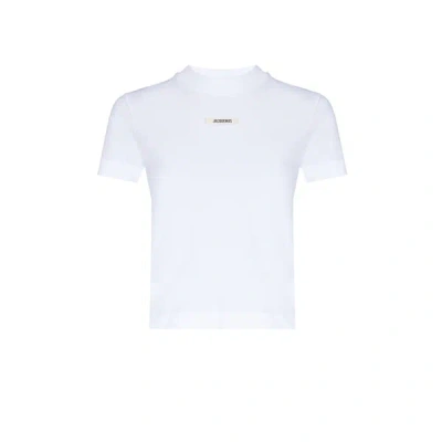 Jacquemus Tom Ford Black Cotton Blend Jeans In White