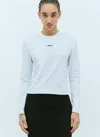 Jacquemus The Gros Grain Long-sleeved T-shirt In White