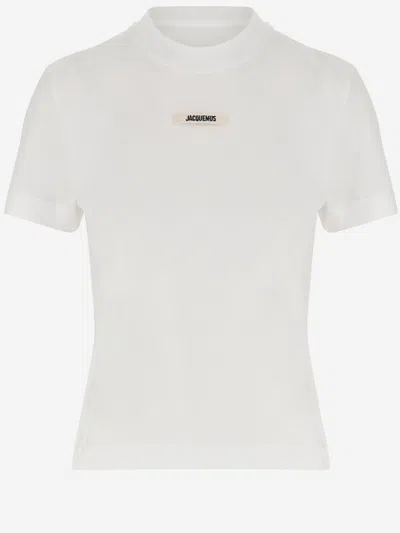 Jacquemus Le T Shirt Grosgrain In White