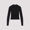 Jacquemus Stretch-cotton Grosgrain Logo T-shirt In Black
