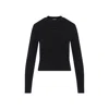 Jacquemus The Gros Grain Long-sleeved T-shirt In Black