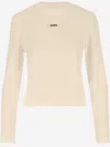 Jacquemus Le Gros Grin Logo-detail Long-sleeve T-shirt