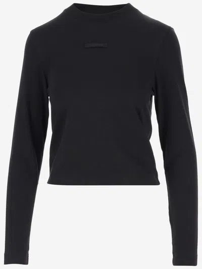 JACQUEMUS LE T-SHIRT GROSGRAIN MANCHES LONGUES