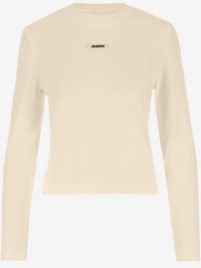 Jacquemus Le T-shirt Grosgrain Manches Longues In Multi