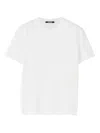 Jacquemus J Embroidered Crew Neck T-shirt In White