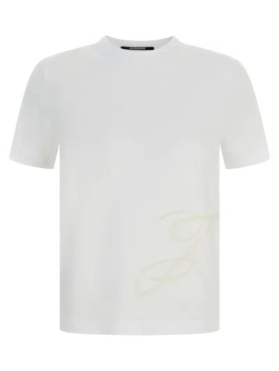 Jacquemus Le T-shirt J T-shirt In White