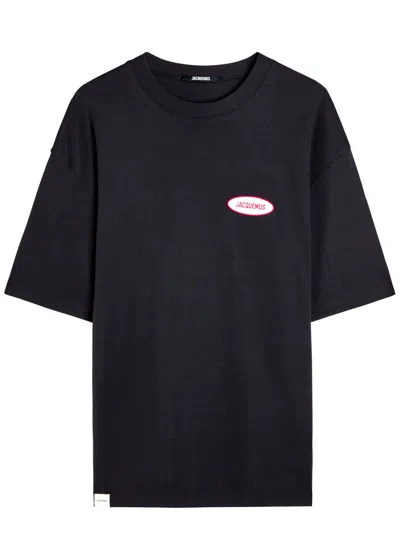 JACQUEMUS JACQUEMUS LE T-SHIRT LOGO-EMBROIDERED COTTON T-SHIRT