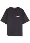 Jacquemus Le T-shirt Stazione Blu Crewneck T-shirt With Logo Patch On The Front In Cotton Jersey Man In Navy