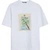 Jacquemus 'le T-shirt Marino' White Crewneck T-shirt With Maxi Print On The Front In Arty Hotel White