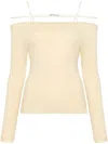 Jacquemus Le T-shirt Sierra In Ivory