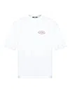 Jacquemus Mens Station Patch White Stazione Brand-patch Cotton-jersey T-shirt In White