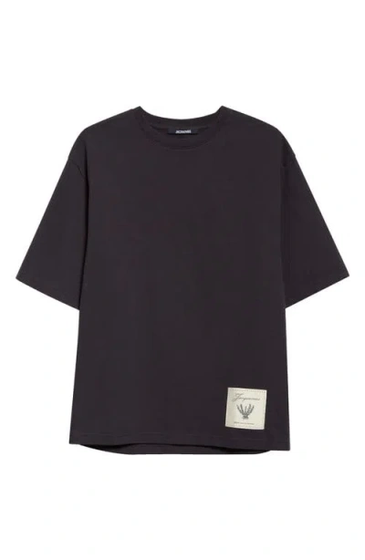 Jacquemus Le T-shirt Torneo Graphic T-shirt In Black