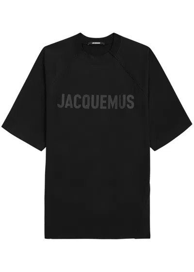 JACQUEMUS JACQUEMUS LE T-SHIRT TYPO COTTON T-SHIRT
