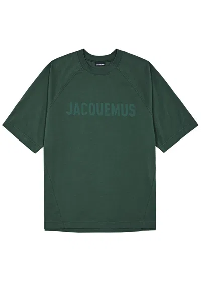 Jacquemus Le T-shirt Typo In Dark Green
