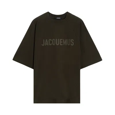Pre-owned Jacquemus Le T-shirt Typo 'multicolor/brown' | Multi-color | Men's Size Xxl