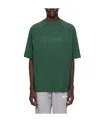 Jacquemus Cotton-blend Logo T-shirt In Green
