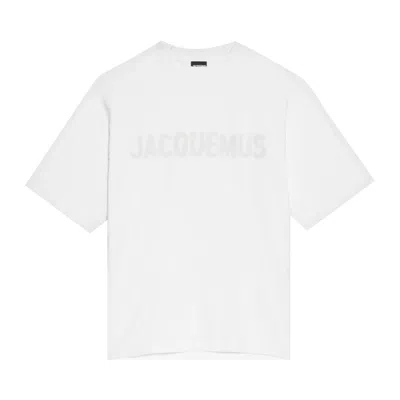 Pre-owned Jacquemus Le T-shirt Typo 'white' | Men's Size Xl