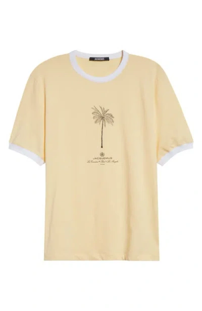 Jacquemus Le Tshirt Venice T-shirt In Beige