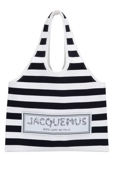 Jacquemus Le Tote Marcel In Multinavy