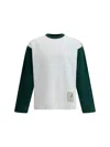 Jacquemus Logo Patch Baseball Long-sleeved T-shirt In White
