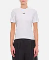 Jacquemus Relaxed Fit Crew-neck T-shirt With Front Print In White