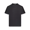 Jacquemus Black Fitted T-shirt With Logo Patch In Stretch Cotton Woman In Black