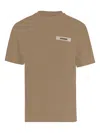 Jacquemus The Gros Grain T-shirt In Brown