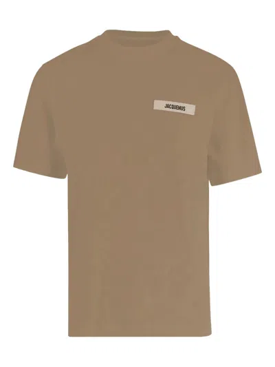 JACQUEMUS LE T-SHIRT GROS GRAIN