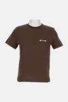 Jacquemus Gros Grain Short-sleeved T-shirt In Brown