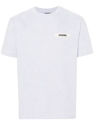 Jacquemus Le T-shirt Gros Grain Top In White