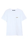 Jacquemus Le T-shirt Gros Grain T-shirt In White