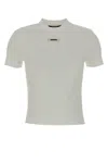Jacquemus Le Tshirt Gros Grain In White