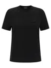 Jacquemus Womens Black Le T-shirt Grosgrain-logo Cotton-jersey T-shirt In Black