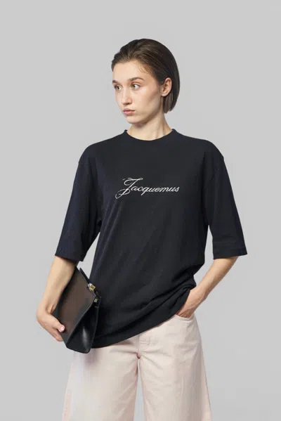 Jacquemus Le Tshirt  In Black
