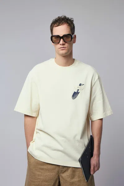 Jacquemus Le Tshirt Pelle In Metallic