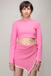 Jacquemus Le Tshirt Piccola In Pink & Purple