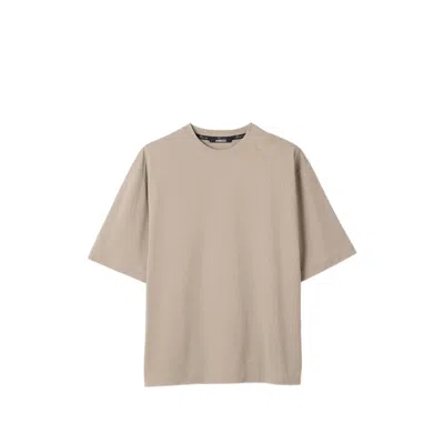 Jacquemus Le Tshirt Rond Carre Mc In Neutral