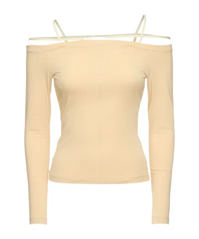 Jacquemus Le Tshirt Sierra Knitted Blouse