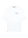 Jacquemus Mens Station Patch White Stazione Brand-patch Cotton-jersey T-shirt In White