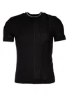 Jacquemus Men Le Tshirt Tricot In Black