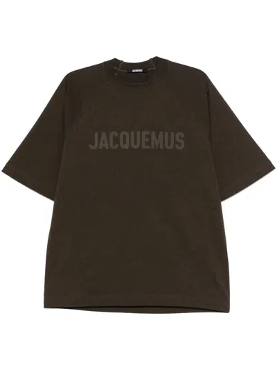 Jacquemus Item O-neck Short-sleeved T-shirt In Military Green