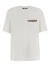Jacquemus Le T-shirt Plage Cotton-blend T-shirt In White